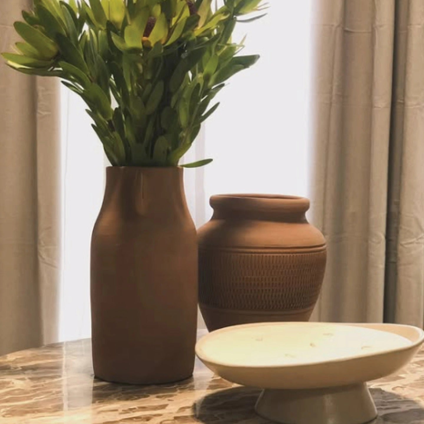 Terracotta Vase Set